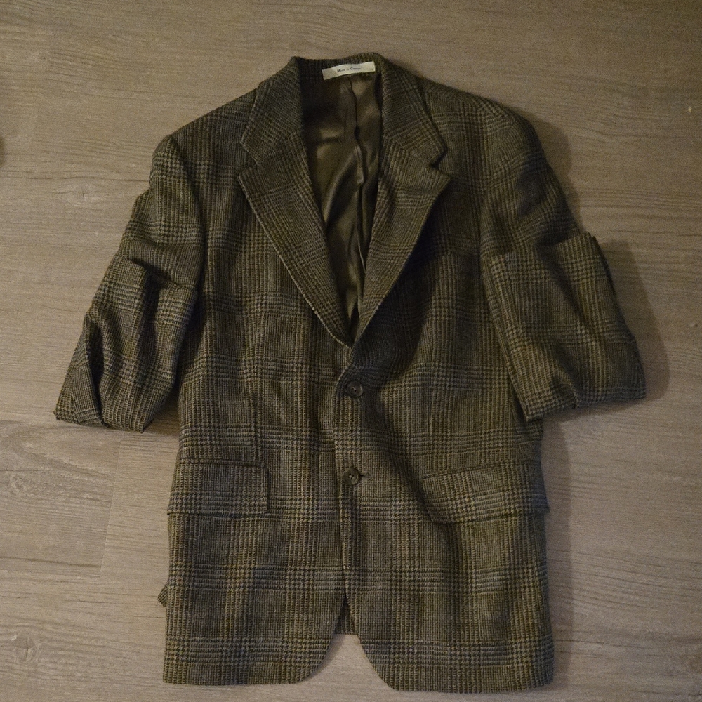 Ralph Lauren Men's Brown Plaid Blazer